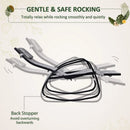 Outsunny Rocking Chair - Light Grey