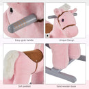 HOMCOM Children's Rocking Horse - Pink
