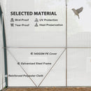 Outsunny Walk-in Tunnel Greenhouse, Upgraded Structure, Mesh Door & Windows