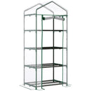 Outsunny Mini Greenhouse with 4 Tiers 160H x 70L x 50Wcm