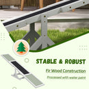 PawHut Wooden Pet Seesaw for Big Dogs with Anti-Slip Surface