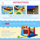 Outsunny Bouncy Castle with Pool