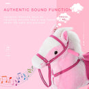 HOMCOM Children's  Rocking Horse  - Pink