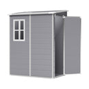 Livingandhome Outdoor Plastic Storage Shed