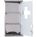 HOMCOM Stainless Steel Wall Mounted Medicine Cabinet-Silver