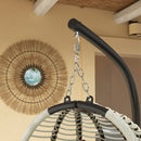 Outsunny Hanging Swing Chair w/ Thick Cushion, Hanging Chair