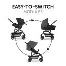 Hauck Rapid 4 Trioset Pushchair - Grey