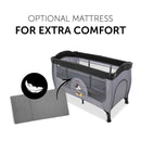 Disney Travel Cot Sleep N Play Center - Mickey Mouse Grey