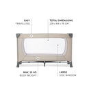 Hauck Travel Cot Dream N Play - Beige