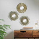 Lewis's Starburst Vanity Mirrors Set of 3 - Champagne