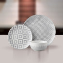 Lewis's 12 Piece Dinner Set - Geo
