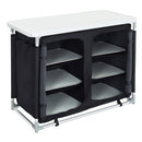 Livingandhome Camping Kitchen Table Portable Cabinet Kitchen Storage