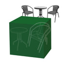 Silver & Stone Outdoor Furniture Cover for Milano Bistro 2 Seater Set Round - Black