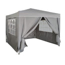 Silver & Stone Outdoor Pop Up Garden Gazebo 3x3m - Grey