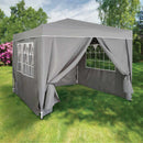 Silver & Stone Outdoor Pop Up Garden Gazebo 3x3m - Grey