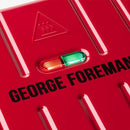 George Foreman Steel Family Grill - Red