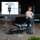 AIYAPLAY 24V Battery Powered Ride On Motorcycle With Rear Suspension