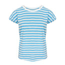 Tru Ladies Stripe Cap Sleeve Top - Blue