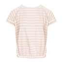 Tru Ladies Bubble Hem Top - Pink
