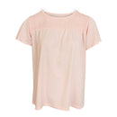 Tru Ladies Butterfly Sleeve Shirred Top - Pink