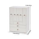 Sheonly Free Standing Faux Leather Jewellery Box
