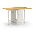 Savoy Dining Table Set with 4 Chairs White