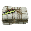 Kooks Kitchen Tea Towels Pack of 3 Epsom - Cream & Coffee