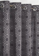 Hartford Blackout Eyelet Curtains - Charcoal Grey