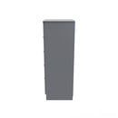 Paris Ready Assembled Tallboy Chest of Drawers with 5 Drawers  - Uniform Matt & Dusk Grey
