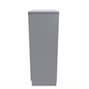 Wellington Ready Assembled Chest of Drawers with 5 Drawers  - Uniform Matt & Dusk Grey