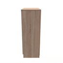 Dakar Ready Assembled Chest of Drawers with 5 Drawers  - Modern Oak