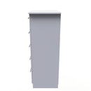 Sofia Ready Assembled Chest of Drawers with 5 Drawers  - Grey Matt