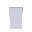 Porto Ready Assembled Chest of Drawers with 3 Drawers  - Uniform Matt & White Matt