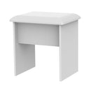Copenhagen Ready Assembled Dressing Table Stool  - White