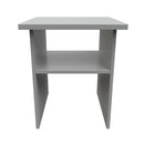 Wellington Ready Assembled Lamp Table  - Uniform Matt & Dusk Grey