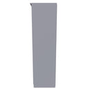 Sofia Ready Assembled Wardrobe with Triple Mirror  - Grey Matt