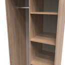 Helsinki Ready Assembled Open Wardrobe  - Bardolino Oak