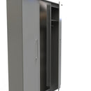 Wellington Ready Assembled Wardrobe with Triple Mirror  - Uniform Matt & Dusk Grey