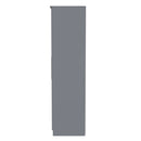 Wellington Ready Assembled Wardrobe with 2 Doors  - Uniform Matt & Dusk Grey