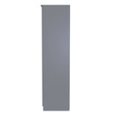 Paris Ready Assembled Wardrobe with 2 Doors  - Uniform Matt & Dusk Grey