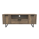 Havana Ready Assembled TV Unit with 2 Doors and 1 Drawer  - Vintage Oak