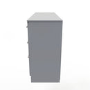 Wellington Ready Assembled Double Pedestal Desk with 6 Drawers  - Uniform Matt & Dusk Grey