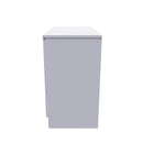 Paris Ready Assembled Chest of Drawers with 3 Drawers  - White Matt