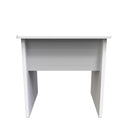Helsinki Ready Assembled Dressing Table Stool  - White Matt