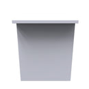 Wellington Ready Assembled Lamp Table  - White Matt & White