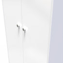 Porto Ready Assembled Wardrobe with 2 Doors  - White Matt
