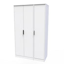Havana Ready Assembled Wardrobe with 3 Doors  - White Matt
