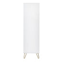 Murano Wardrobe with 2 Doors & 1 Drawers - Matt White