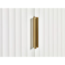Murano Wardrobe with 2 Doors & 1 Drawers - Matt White