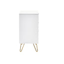 Murano Chest of Drawers with 3 Drawers 80cm - Matt White